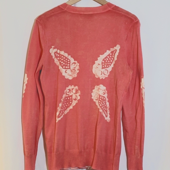 Tory Burch Cardigan - Coral Seashell - Picture 5 of 8